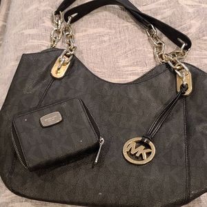 Michael kors purse and wallet